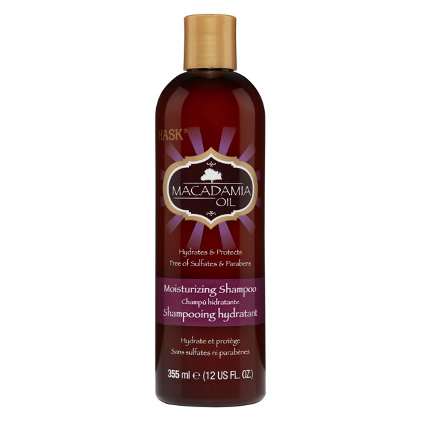 Hask Macadamia Oil Moisturizing Shampoo 12 Oz.,Pack of 3