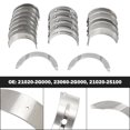 thumbnail image 4 of Cojinetes de varilla principal y cigüeñal del motor para Hyundai Sonata 2.4L 21020-2G100, 4 of 11
