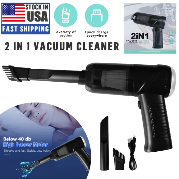120W Car Auto Home Cordless Handheld Vacuum Cleaner Portable Rechargeable Duster