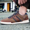 thumbnail image 3 of Men's Casual Canvas Sneakers – Classic Low-Top Skate Shoes for Walking, Daily Wear, 3 of 6