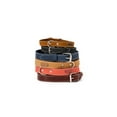 thumbnail image 2 of Euro-Dog 691054770379 6 ft. Luxury Soft Leather Lead, Bark Brown - Small, 2 of 9