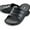 Black, variant on Roxoni Men's Comfort Open Toe Slide Sandals, Anti Skid Rubber Sole, -sizes 8 to 13 -style #1245