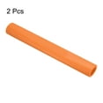 thumbnail image 3 of Uxcell 2Pcs Tubo de aislamiento de espuma para soporte de agarre 0.98" x 1.38" Naranja, 3 of 6