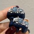 thumbnail image 1 of Zirconia Rhinestone Clip-On Earbud Accessories, Open Ear Decorative Earphone Charms, Copper Alloy Multi-Layer Electroplated Jewelry, 1 of 8