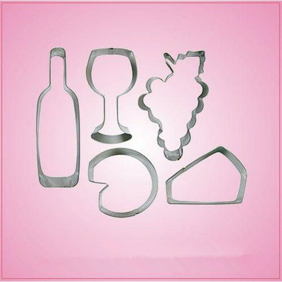 Wine And Cheese Cookie Cutter Set Com