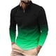 thumbnail image 2 of Blusa y camisa de manga larga con cuello vuelto para hombre, informal, con cuello vuelto, estampado, para fitness, deportiva, de manga larga, de poliéster, 2 of 5
