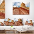 thumbnail image 3 of Designart Paria Plateau in Northern Arizona - Landscape Printed Throw Pillow - 16x16, 3 of 4