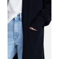 thumbnail image 5 of Time and Tru Women's Long Open Front Cardigan Sweater with Long Sleeves, Sizes XS-XXXL, 5 of 6