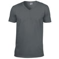 thumbnail image 1 of Gildan T-Shirt à Manches Courtes à Col en V Style Doux pour Hommes, 1 of 5