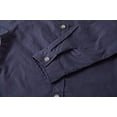thumbnail image 3 of StylesILove Toddler Little Boy Long Sleeve Cotton Button Down Shirt (Navy Blue, 90/2-3 Years), 3 of 6