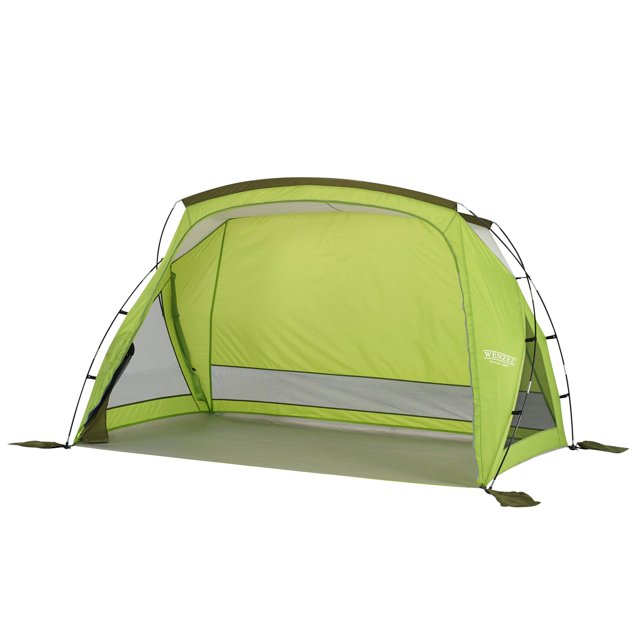 Wenzel Grotte Portable Camping de Plage en Plein Air Cabane Abri de Protection Solaire, Vert