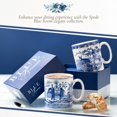thumbnail image 5 of Spode Blue Room Collection Mug, India Sporting Motif, 16-Ounce, Large Cup for Coffee, Latte, Tea, and Hot Cocoa, Made of Porcelain, Dishwasher and Microwave Safe (Aesop's Fable), 5 of 7