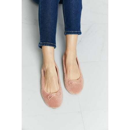 

Forever Link Bow Detail Sherpa Flats