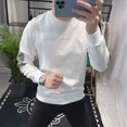 thumbnail image 5 of Sudaderas para hombre Jersey Ropa de hombre Sudadera negra sin capucha Top bordado Empalmado Invierno Lujo Ropa de calle Overfit Una pieza, 5 of 5