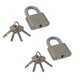 thumbnail image 1 of Set 2 Candados Metalico Alta Seguridad 60mm Gancho Corto Y 4 Llaves ALFA QCAN-26-GC, 1 of 3