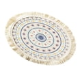 thumbnail image 4 of Mantel individual Sincero redondo algodón poliéster con borlas 15 a 95 g, 4 of 10