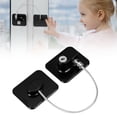 thumbnail image 2 of Fridge Lock,Upgraded Refrigerator Lock with Keys,Heavy Duty Appliance Lock for Air Fryer,Closets,Freezer,Windows,Doors,Cabinets and Drawers,Strong Adhesive Backing,Easy Install(Black), 2 of 9