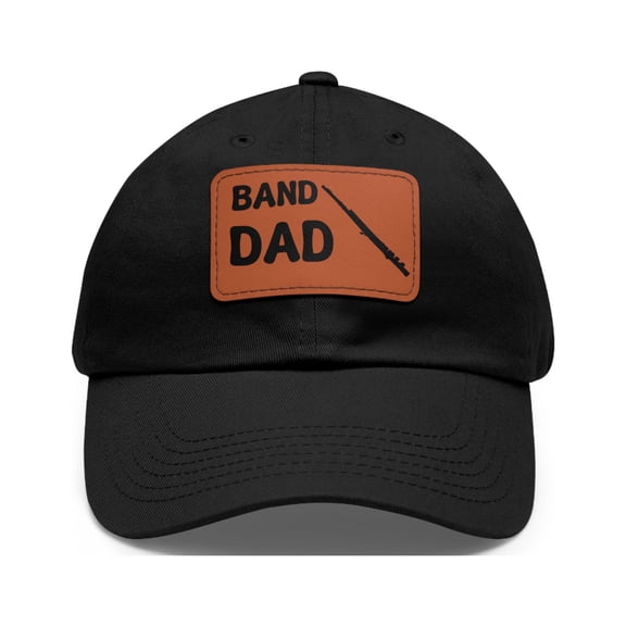 Band Dad Hat Cap Strap Back Marching Band Flute Dad Hat Music