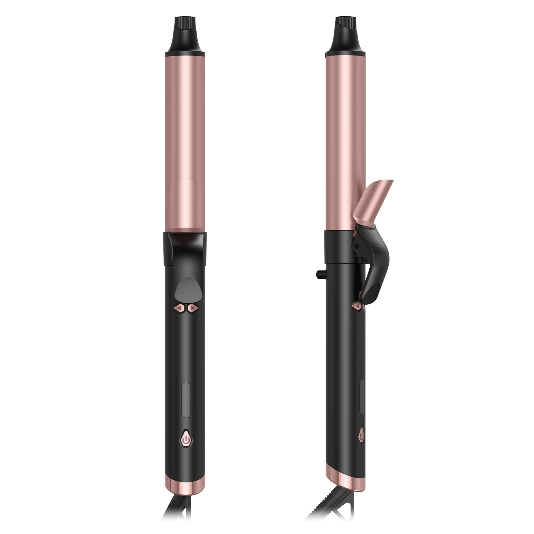 One-Click Automatic Hair Curler, Professional Rotating Curling Wand for Bouncy, Long-Lasting Curls, Anti-Scald Styling Tool with 4 Temperature Settings for All Hair Types