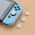thumbnail image 2 of PlayVital Silicone Joystick Caps for Nintendo Switch, Switch Lite & OLED – Thumb Grip Covers, White, 2 of 8