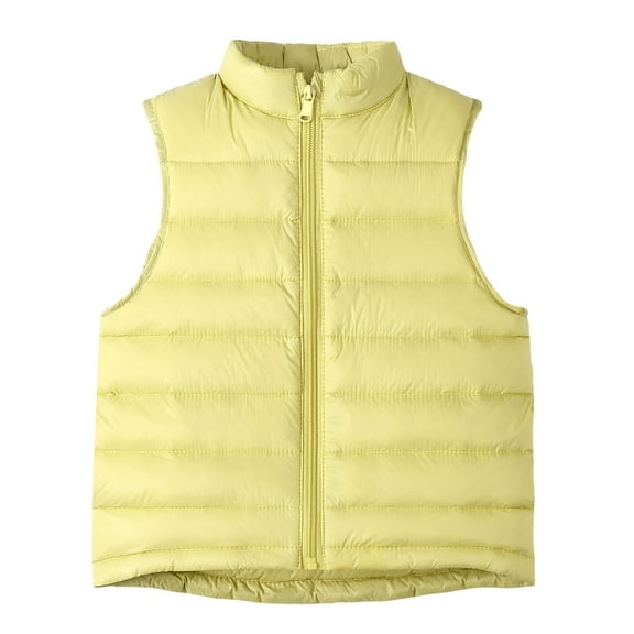 Mercatoo Boys Girls Quilted down Vest Zip up Lightweight Warm Sleeveless Puffer Jackets Kids Winter Warm Soft down Outwear