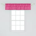 thumbnail image 2 of Ambesonne Hot Pink Window Valance, Spring Flourish Bloom, 54" X 12", Hot Pink White Purple, 2 of 3