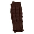 thumbnail image 3 of qolati Men Women Knit Fingerless Gloves Warm Arm Warmers with Thumbhole Mittens Stretchy Sleeves Hands Wrist Gloves, 3 of 3