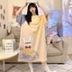 thumbnail image 1 of Pijamas de una pieza para mujer, ropa de dormir bonita, albornoz de rizo, vestidos largos para mujer, bata de Manta, bata Sexy, 1 of 3
