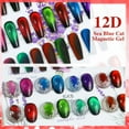 thumbnail image 4 of 8 Colors Cat Eye Gel Nail Polish Set - Magnetic Nail Gel Polish Jelly Nail Polish Glitter U V Gel Nail Polish Soak-off Nail Art Gel Polish Gel Nail Kit for Home DIY Nail Salon & Home, 4 of 5
