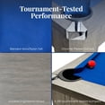 thumbnail image 4 of Hathaway Newport 7-ft Pool Table Combo Set with Benches - Rustic Gray Finish, 4 of 7