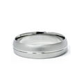 thumbnail image 2 of Channel Brushed Wedding Band 950 Platinum, 2 of 2
