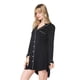 thumbnail image 5 of Camisón de manga larga para mujer, camisón de punto, vestido de dormir con botones suaves, 5 of 5