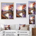 thumbnail image 4 of Designart "Charming Provence Countryside Landscape III" Countryside Floater Framed Wall Art Prints, 4 of 5