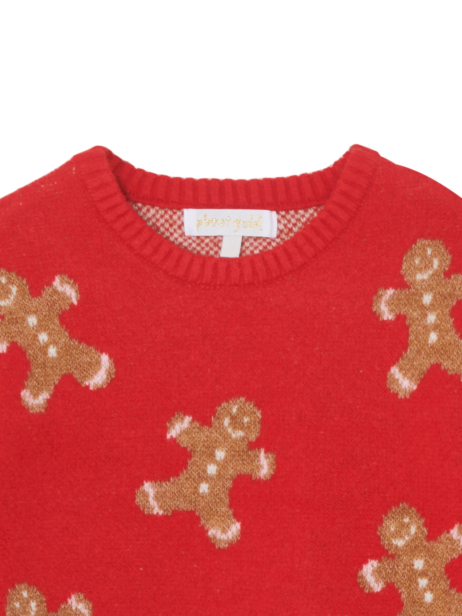 Planet Gold Girls Bow Print Ombre Sweater, Sizes 12M-18