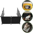 BESTONZON 1 set of Cat Litter Box Enclosure Splash Guards Cat Litter Pans Privacy Protectors