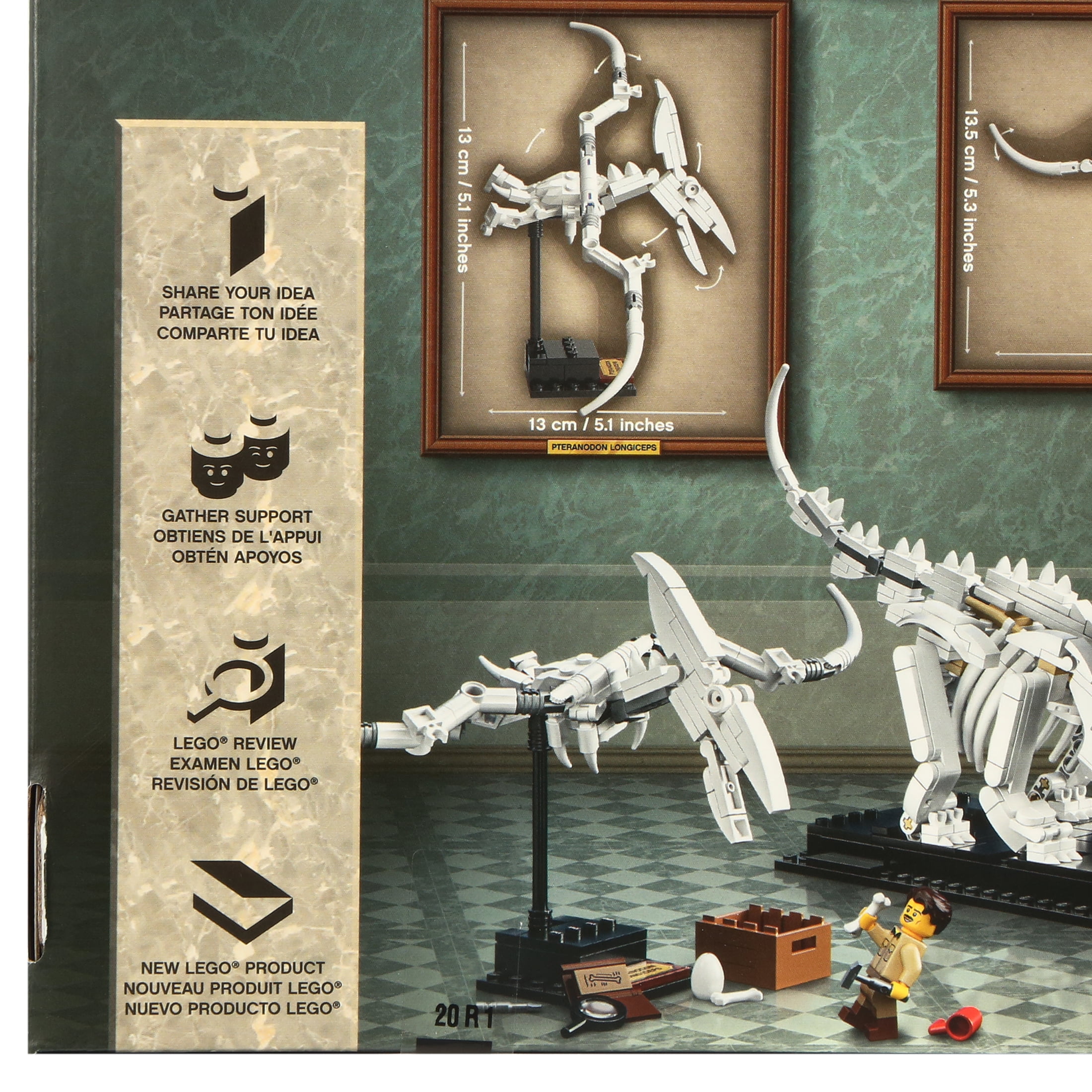 LEGO Ideas 21320 Dinosaur Fossils Building Kit Walmart.com