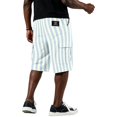 thumbnail image 5 of Mens Baggy Shorts Drawstring High Waist Striped Cargo Shorts Summer Causal Sport Shorts with Multi-Pockets, M, 5 of 5