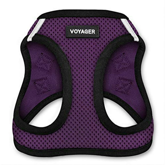 Voyager Step-in Air Dog Harness - All Weather Mesh, Step in Vest Harness for Small and Medium Dogs by Best Pet Supplies - Purple, Small (Chest: 14.5" - 17")