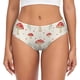 thumbnail image 1 of Fotbe Mushroom Calzones Estampados para Mujer – Ropa Interior de Algodón, Cómoda, Suave y Elástica-Small, 1 of 6