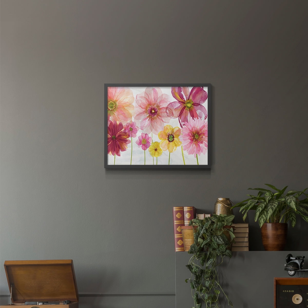 Pop Of Spring by Carol Robinson - Restickable Framed Giclée Print
