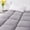 Gray, variant on Ang Qi Queen Size Mattress Topper White with four Elastic band, Down Alternative