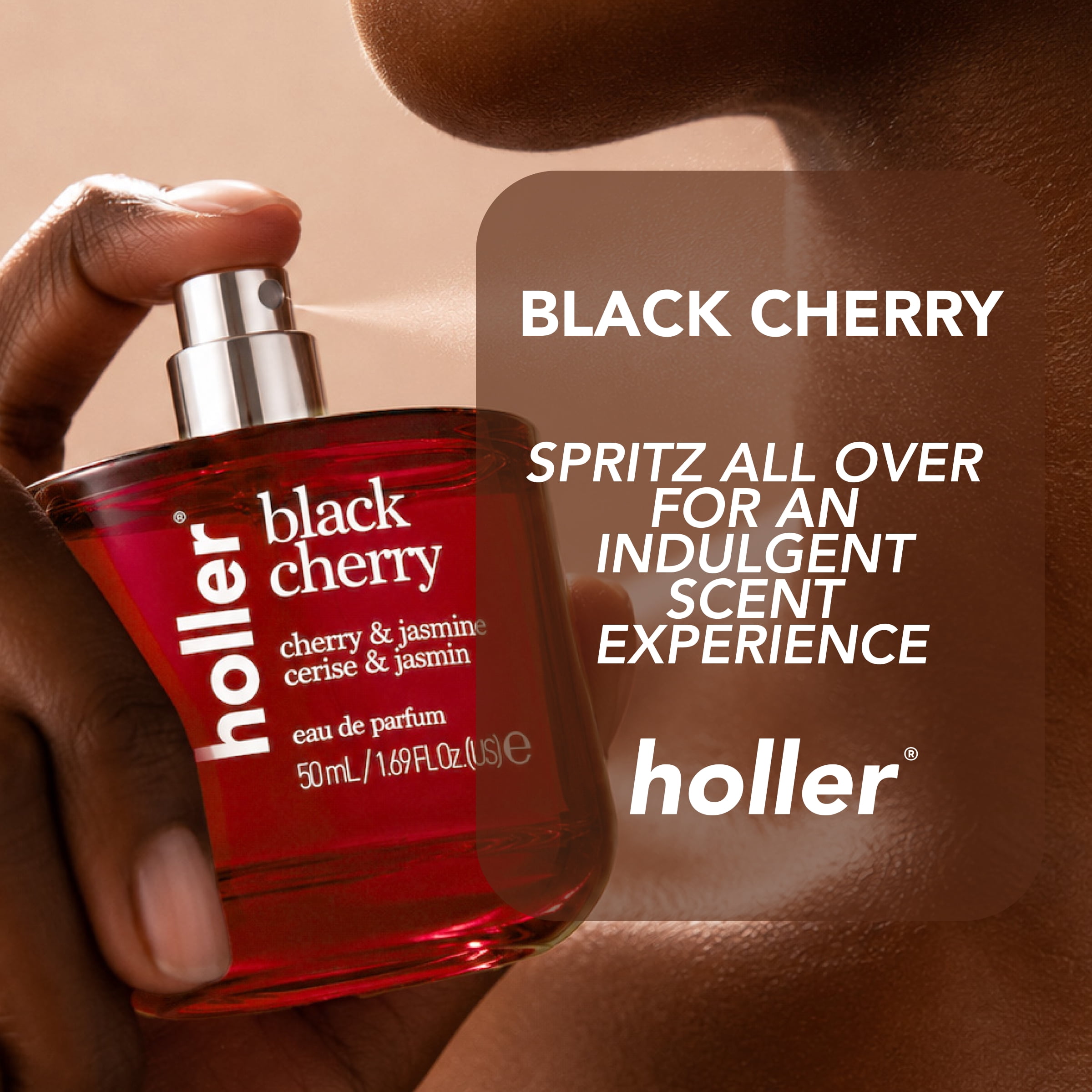Holler Black Cherry Cherry & Jasmine Eau De Parfum, 1.7 fl oz