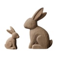 thumbnail image 1 of 2 piezas Estatuas de de Pascua Ornamento de madera Colección de regalos Decoración de regalos Animales Figurado para mesa de mesa de oficinas, 1 of 9