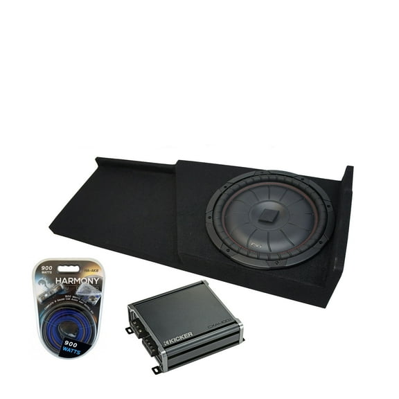 07-13 GMC Sierra Extended Truck Kicker CompVT CVT10 Single 10 Sub Box HA-A400.1