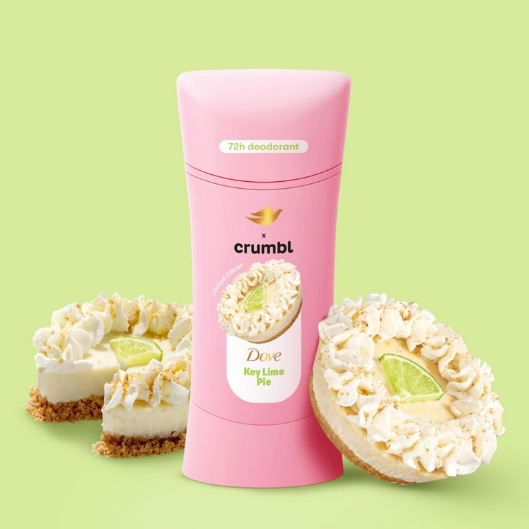 Dove & Crumbl Limited Ediiton Deodorant Crumbl Key Lime 2.6 oz