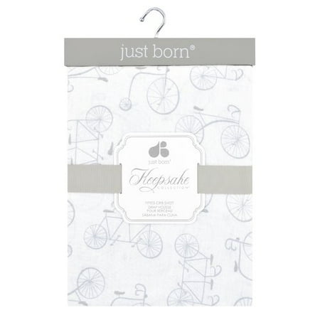 Just Born Keepsake Fitted Crib Sheet