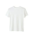 thumbnail image 2 of YHAJDS Plain Tshirts for Women 3/4 Sleeve Round Neck Solid Color Basic Tee Inner Wear, 2 of 4