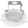 thumbnail image 2 of NICOR Lighting 6 in. White Recessed Shower Trim with Lexan Fresnel Lens (17566), 2 of 7