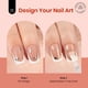 thumbnail image 5 of Kit de uñas de gel Beetles X Press, corto, cuadrado, punta francesa, para mujer, 5 of 7