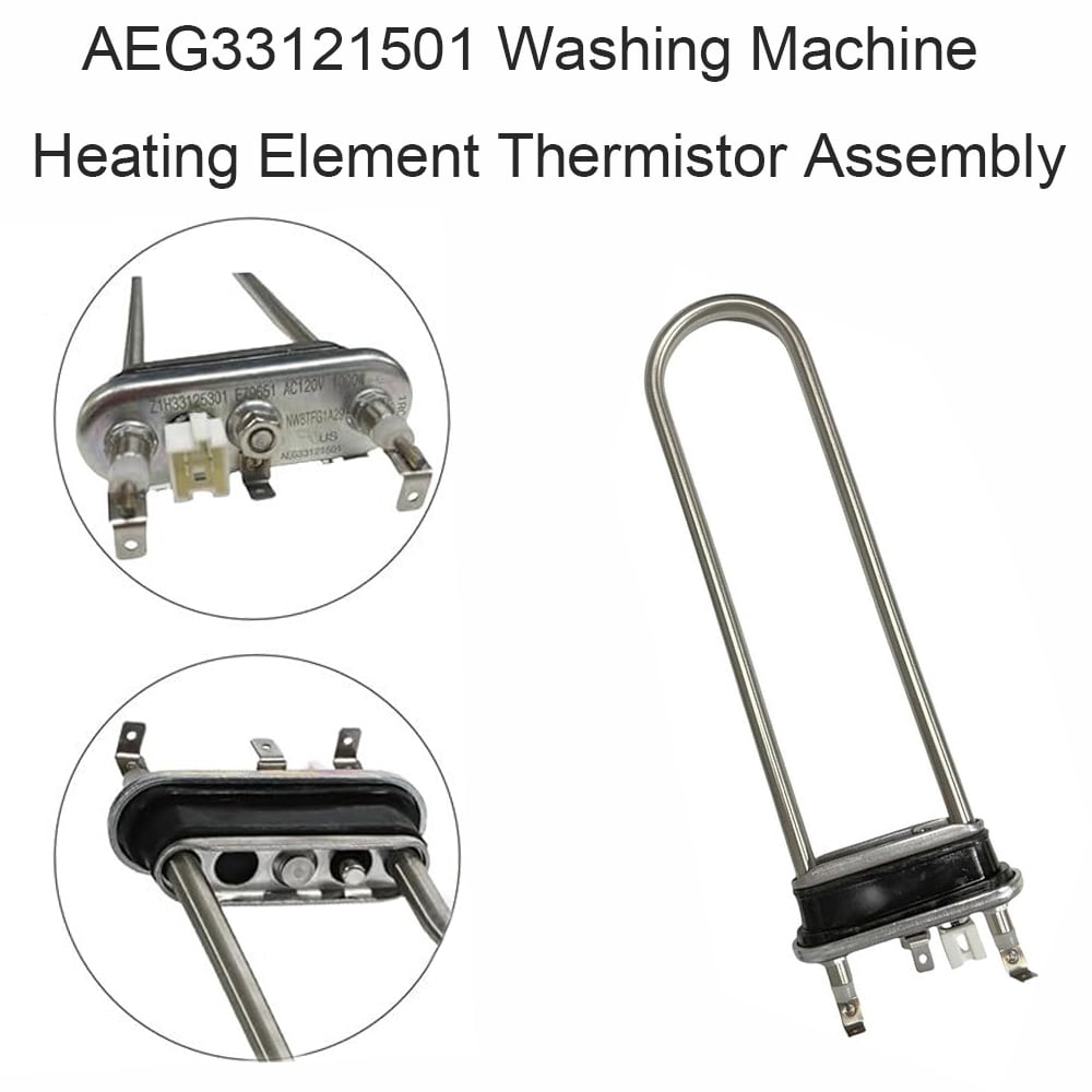 TOP-MAX AEG33121501 Washer Heating Element Thermistor Replacement Part, Thermistor Temperature Sensor fit for LG Washing Machines, Replace WM2277HW/01, WM2501HVA, WM2487HWMA, WM0001HTMA